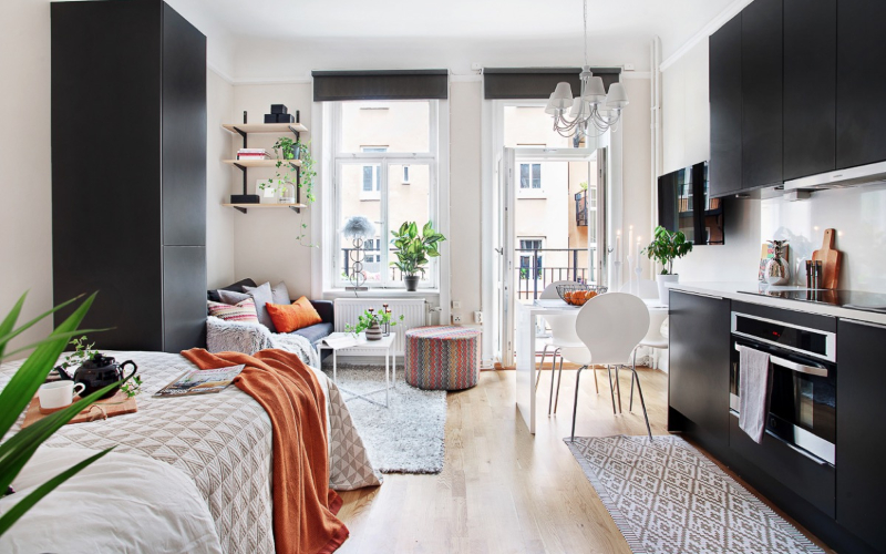 Practical tips for arranging a studio apartment