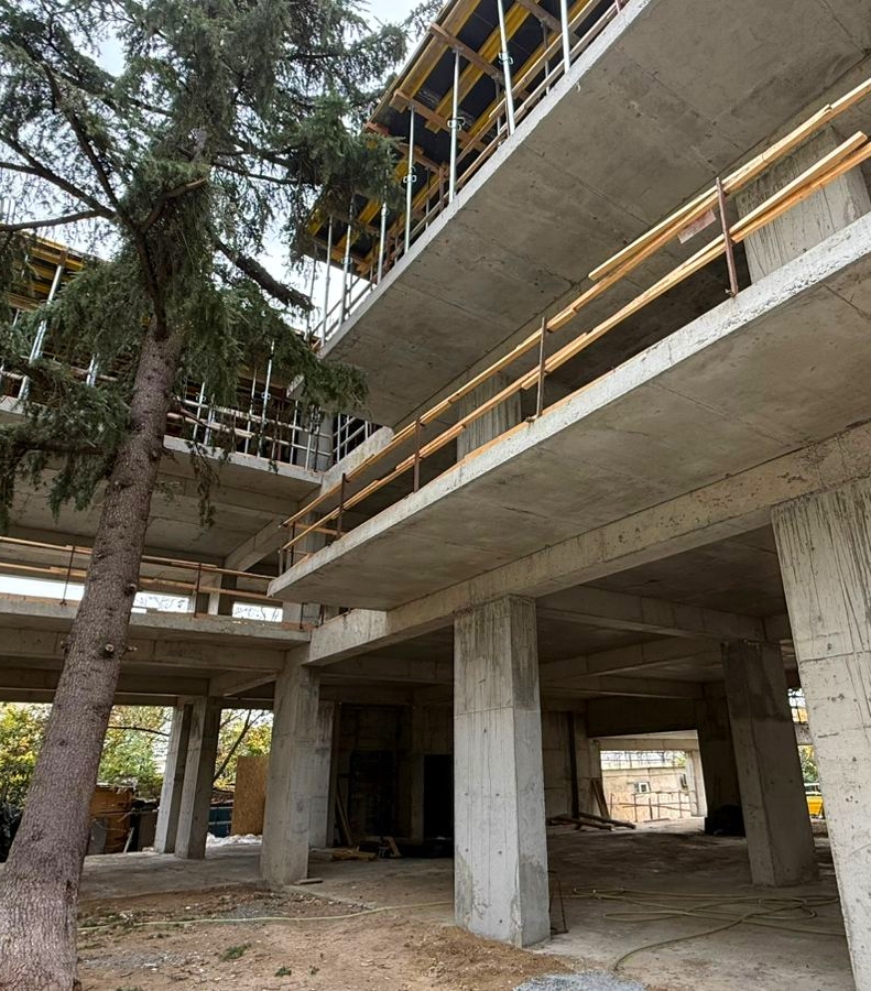 მე-3 სართულის გადახურვა