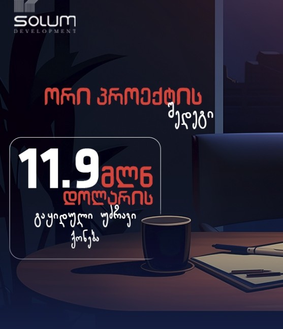სოლუმ დეველოპმენტი 2025 - ახალი სტანდარტები უძრავ ქონებაში