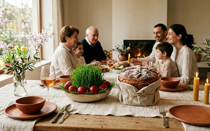 აღდგომის მოლოდინში - როგორ შევქმნათ სადღესასწაულო გარემო სახლში?