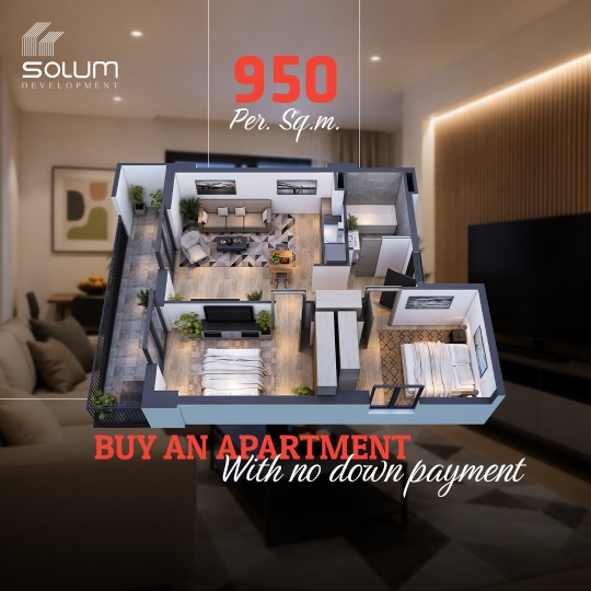 Buy a sq.m. for 950!